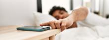 Sleep better by switching off your mobile device